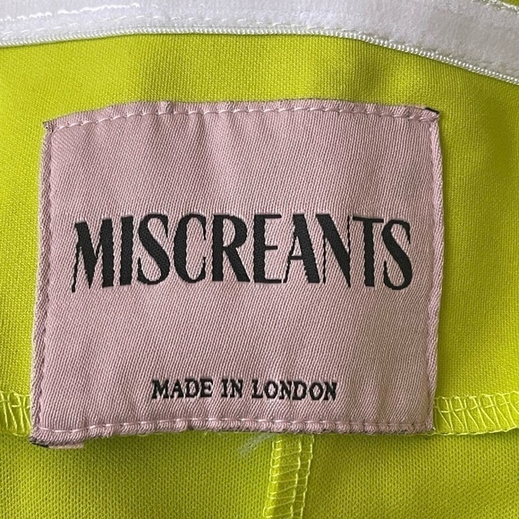 New Miscreants London Cupid Mini Split Dress & Gloves - Green UK 10 NWOT - Picture 11 of 15